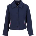 Blutsgeschwister Damen Jacky's Joy Jacke (Größe M, blau)