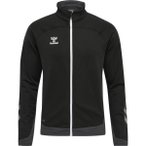HUMMEL Herren Sweatshirt hmlLEAD POLY ZIP, Größe S in Schwarz