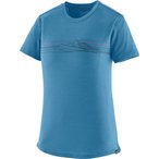 Patagonia Cap Cool Merino Graphic  Damen  T-Shirts blau Größe XS Trekking  Hau