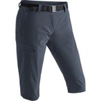 Maier Sports Inara Slim Capri Hose Damen  Kurze Hosen grau Größe 4XL Camping  