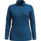 Smartwool Women's Classic All-Season Merino Base Layer 1/4 Zip Boxed twilight bl