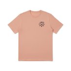 Hurley - Tee S/S Printing Press Evy - T-Shirt Gr S beige/rosa