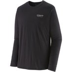 Patagonia Cap Cool Merino Graphic  Herren  Longsleeves schwarz Größe S Trekkin