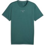 PUMA Herren Shirt M X HYROX POLY GRAPHIC TEE, Größe L in Grün