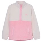 Roxy - Kid's Winter Flora Girl - Fleecepullover Gr 16 Years - XXL rosa/grau