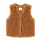 Mazine - Women's Faux-Fur Vest - Fleeceweste Gr XXL braun