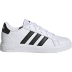 ADIDAS Kinder Halbschuhe Grand Court Lifestyle Tennis Lace-Up, Größe 34 in Wei