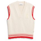 ARMEDANGELS - Women's Iconic Å College Knit Vest - Pullover Gr L weiß