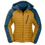 MAUL Damen Funktionsjacke Annaberg Steppjacke+Kapuze, Größe 42 in Gelb
