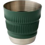 Sea to Summit Detour Stainless Steel Collapsible Mug - Falt-Becher green