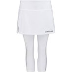 HEAD Damen Skort CLUB 3/4 Tights Skort W, Größe L in Weiß