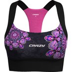 Crazy Lightning Sport BH Damen  Sport-BHs lila Größe XS   Elastisch