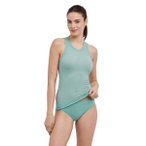 Falke Damen Unterhemden o.Arm Da UL C Top Regular, Größe S in Grün