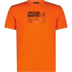 CMP Funktions  Herren  T-Shirts orange Größe S Trekking  Elastisch