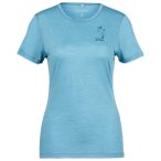 Devold - Women's Active Clover Tee - Merinoshirt Gr XS skyblue