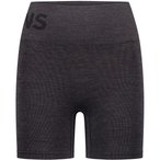 Mons Royale Solace Merino Seamless Short Tights Damen  Yogahose schwarz Größe 