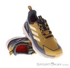 adidas Terrex Free Hiker 2 Low GTX Herren Wanderschuhe Gore-Tex-Braun-7,5