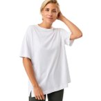 Mandala Boyfriend Damen T-Shirt ( Weiß S Größe,)