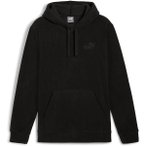 PUMA Herren Kapuzensweat ESS ELEVATED Polarfleece Hoodie, Größe M in Schwarz