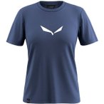 SALEWA Damen Shirt SOLID DRI-REL, Größe 46 in Blau