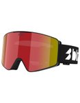 Bliz - Skibrille - G001 Matte Black Brown w/ Red Multi  aus Wolle - schwarz