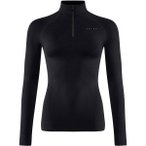 FALKE Damen Langarmshirt Maximum Warm, Größe L in Schwarz