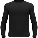 ODLO Herren Unterhemd BL TOP crew neck l/s PERFORMAN, Größe M in Schwarz