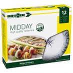 Brunner - Midday - Geschirr-Set Gr 12 Pieces weiß