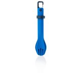 humangear - Besteck GoBites Bio K/F/S - Besteck-Set blau/weiß