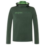 super.natural - Alpine Hooded II - Hoodie Gr M grün