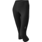 LÖFFLER Damen 3/4 Radhose, Größe 34 in Schwarz