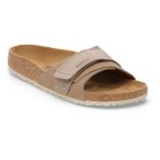 Birkenstock - Women's Oita Suede Leather - Sandalen 42 - Narrow beige/braun