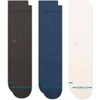 Stance Icon 3er Pack   Freizeitsocken grau Größe 43  Lifestyle  Hautfreundlich