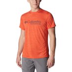 COLUMBIA Herren Oberteil M Titan Pass™ Graphic Tee, Größe S in Orange