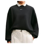 Nike - Women's Studio Fleece MW Oversize Crew - Pullover Gr XL schwarz
