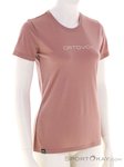 Ortovox 150 Cool Brand Damen T-Shirt-Pink-Rosa-M