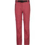 CMP Trekking Zip Off Hose Kinder  Zip-Hosen rot Größe 104 Camping  Atmungsakti