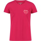 CMP Piquet  Kinder  T-Shirts pink Größe 104 Lifestyle  Atmungsaktiv