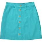 Brava Fabrics Denim Stripes Mini Rock Damen  Röcke tuerkis Größe L Lifestyle 