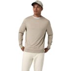 VUORI Ponto Performance Crew Herren Sweatshirt ( Beige S)