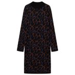 DEDICATED - Women's Dress Lo Leopard - Kleid Gr XS schwarz