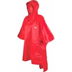 Tatonka Poncho - Regen-Cape red Größe 2