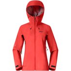 Bergans Rabot Light 3L Shell  Damen  Regenjacke orange Größe L Trekking  Elast