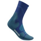Bauerfeind Sports - Outdoor Merino Mid Cut Socks - Wandersocken 42-45 blau