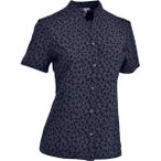 MAUL Damen Bluse Mondsee - 1/2 Bluse mit Muster, Größe 48 in Blau
