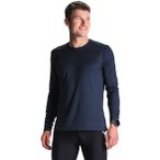 Fusion Mens Technical Merino 150 LS Herren Laufshirt ( Dunkelblau S Größe,)