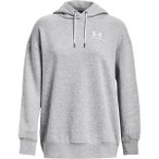 UNDER ARMOUR Damen Kapuzensweat ESSENTIAL FLC OS HOODIE, Größe S in Silber