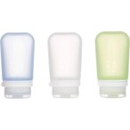 humangear GoToob+ 3er Pack - 3 x 74 ml Tube transparent-grün-blau