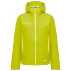 Mammut - Crater Light Hardshell Hooded Jacket - Regenjacke Gr L grün