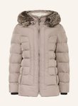 Wellensteyn Steppjacke Belvitesse Medium Mit Abnehmbarem Kunstfell beige